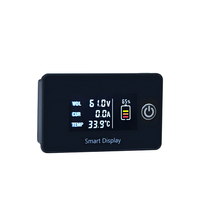 Afficheur LCD de batterie XJ Smart BT BMS, matériau FR-4, certifié ISO9001, tension, courant, température, capacité de la batterie, chargeur