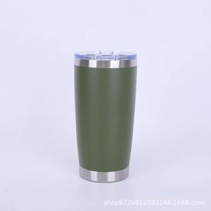แก้วน้ำเก็บความร้อนความเย็นได้นาน 20 ออนซ์ แบบสองชั้น สำหรับรถยนต์ - Product Image 1