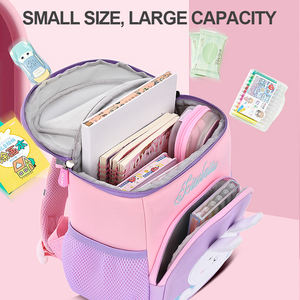 Nouveau Sac à Dos Scolaire <span class=keywords><strong>Personnalisable</strong></span> pour Enfants, Motif Dessin Animé Lapin, Imperméable, Respirant et Ultra-Léger, Idéal <span class=keywords><strong>Maternelle</strong></span> et Primaire - Product Image 4