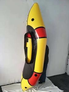 Factory <span class=keywords><strong>Outlet</strong></span> 250cm TPU Agua Blanca <span class=keywords><strong>Kayak</strong></span> Bote inflable Bote de remos con cubierta de pulverización Alpacka Packraft - Product Image 3