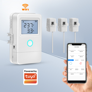 Compteur d'électricité intelligent Tuya WiFi avec 1 à 3 transformateurs de courant, interrupteur monophasé 16A, écran LCD, contrôle par application, mesure temporisée - Product Image 2