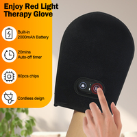 Gant de luminothérapie portable Shanglaite avec batterie intégrée, lumière LED photonique 660nm 850nm pour soulager les douleurs corporelles