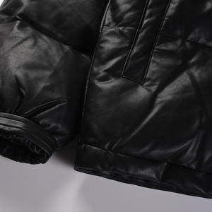 Хлопковая куртка из искусственной кожи - Product Image 4