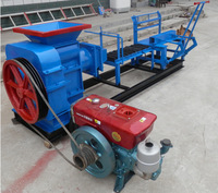 Machine automatique de fabrication de briques à prix d'usine, équipement de fabrication de briques en argile avec moteur diesel