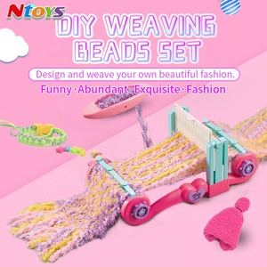 Gros BRICOLAGE Intelligent <span class=keywords><strong>Métier</strong></span> <span class=keywords><strong>À</strong></span> <span class=keywords><strong>Tisser</strong></span> Ensemble de <span class=keywords><strong>Perles</strong></span> de Couleur Rose Créatif Machine <span class=keywords><strong>À</strong></span> Tricoter <span class=keywords><strong>pour</strong></span> Les Filles - Product Image 2