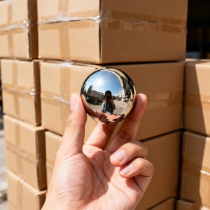 Esferas de Metal Oco em Aço Inoxidável em Vários Tamanhos: 19mm, 25mm, 32mm, 38mm, 42mm, 48mm, 61mm, 76mm - Product Image 3