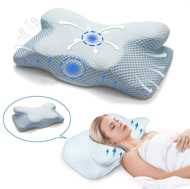 Customized Design Pillows for Sleeping Memory Foam Orthopedic Cervical Pillow Pillow Hotel