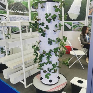 Torre Hidropónica Vertical para Uso Doméstico, para <span class=keywords><strong>Cultivo</strong></span> <span class=keywords><strong>de</strong></span> Lechuga Fresca, Espinaca y Vegetales <span class=keywords><strong>de</strong></span> Hoja Verde en Interiores y Exteriores - Product Image 6