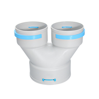 Plastique ABS 75mm 110mm 4 pouces coude 90 degrés connecteur de tuyau de conduit Flexible tube rond tuyau de Ventilation pour systèmes HVAC
