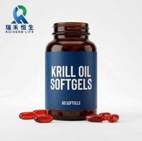 Cápsulas Blandas de Aceite de Krill con Fosfolípidos Omega3 para el Apoyo Diario de la Salud del Corazón, de Fábrica OEM