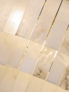 Lámpara de Araña Redonda Personalizada para Comedor, de Alabastro, con Marco de Latón Dorado, Luz LED 2700K, Blanco Cálido Suave para Sala de Estar - Product Image 5
