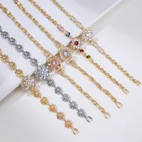 Bijoux Joyeria HD Femme en Alliage de Cuivre Plaqué Or 18 carats, Bracelets Joncs et Bracelets à Chaîne avec Druzy, Bijouterie Tendance pour Femmes