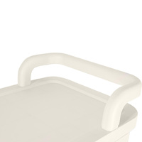 Chariot utilitaire moderne en plastique PP à cinq niveaux, multifonctionnel, type autoportant, capacité 3-4L, pour salon et chambre à coucher