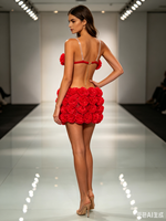 Robe décontractée lavable A12459, élégante et luxueuse, coupe empire, longueur ras du sol, style A-line