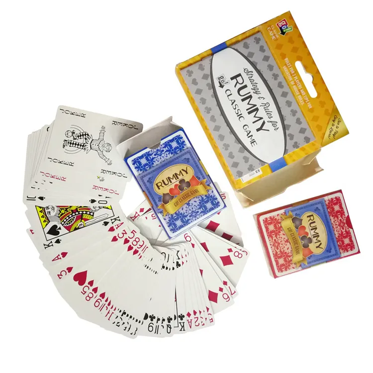 Cartas de juego para adultos, cartas de póker de Casino de dibujos animados, cartas de juego de mesa impermeables, Texas Hold'em