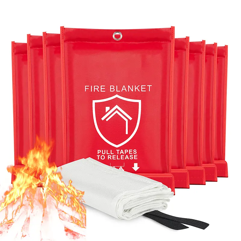 Hot selling fireproof blanket heat-resistant glass fiber fireproof cloth wear-resistant household Fire blanket