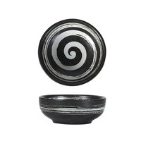 Vente en gros de bols japonais en céramique pour desserts/soupes/riz, vaisselle de restaurant, bols ronds pour salades et en-cas, bols pour sauce soja