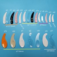 Outils de soin de la peau 2025, mini spatule cosmétique en plastique pour crème pour le visage et les yeux, cuillère, spatules de maquillage, fournisseur, logo personnalisé