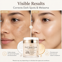 Crème anti-taches Lance Dark Spots, marque privée, réduit les taches brunes, crème hydratante éclaircissante pour le visage, convient à tous les types de peau
