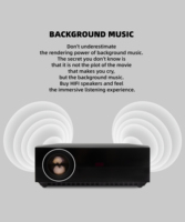Penjualan langsung pabrik proyektor Android cerdas Wupro F30 OEM/ODM proyektor LCD luar ruangan mendukung 4K 1080P Home Theater Mini