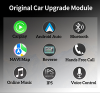 Lecteur multimédia de voiture sans fil CarPlay 8,9'' Adaptateur universel Linux Android Auto CarPlay pour Audi A4 B8 2009-2016