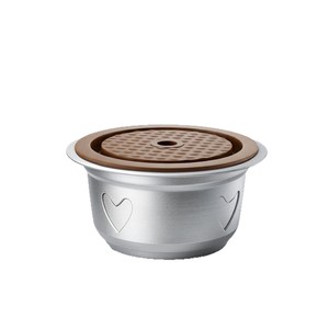 Cápsulas de café reutilizables de acero inoxidable para Nespresso Vertuo compatibles con acero 304 y tapa de silicona - Product Image 2
