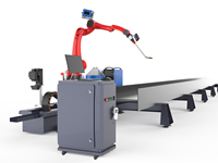 Robot de soudage intelligent sur rail, système de guidage sur rail espagnol MIG pour le soudage automatique des métaux