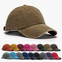 Gorra de Béisbol Vintage sin Estructura de 6 Paneles de Algodón Lavado Desgastado al por Mayor con Logotipo Bordado Personalizado JFB3