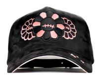 Casquettes de baseball brodées originales personnalisées en daim à 5 panneaux, livraison rapide, casquettes à visière en daim noir personnalisées BAEZ NFC