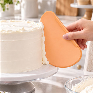 Grattoir à pâte en silicone robuste et écologique, outil de pâtisserie, poignée antidérapante, coupe-pâte multifonctionnel, cuisine, maison - Product Image 3