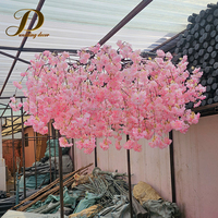 JINDA Fleurs de glycine en soie suspendues pour plafond, idéales pour la décoration de mariage – Nouveauté très prisée