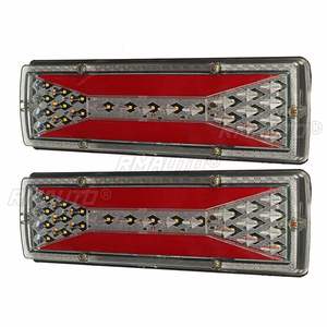 2 luces traseras LED impermeables para camión, remolque, caravana, UTE, ATV, con función de guía de flujo, direccional, freno, marcha atrás y antiniebla - Product Image 3