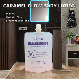 Lotion Corporelle Hydratante et Réparatrice au <span class=keywords><strong>Caramel</strong></span> Effet Bonne Mine pour Peaux Noires – Blanchissante et Éclaircissante – Marque Blanche - Product Image 2