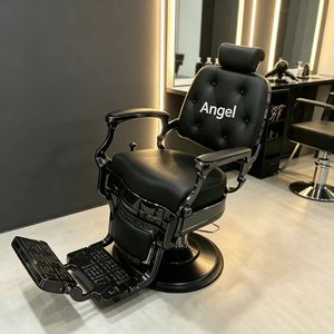 Adjustable Stainless Steel Large Base Reclining <b>Therapy</b> <b>Chair</b> Synthetic Leather Seat Traditional Design 1 Year Barber Shops - Product Image 6