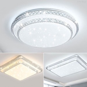 Modern Luxury <b>LED</b> Acrylic Iron Chandelier with Remote/Voice/Sensor Control for Bedroom Hallway Living Room Balcony <b>Lighting</b> - Product Image 2