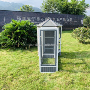 SDB011 Cage à oiseaux en bois de luxe moderne, grande, sur pied, volière, produits pour animaux de compagnie, pour perroquet, pigeon, cage pour animaux de compagnie, maison pour animaux de compagnie - Product Image 6