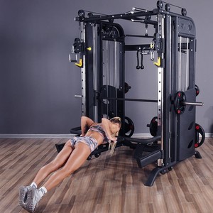 Estación Multifuncional Integrada Smith Trainer, Equipo de Fitness Unisex de Acero de Alta Calidad para Gimnasio y Moldeamiento Corporal - Product Image 4
