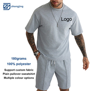 <span class=keywords><strong>Completo</strong></span> Estivo Vintage Stile Street con T-shirt <span class=keywords><strong>e</strong></span> <span class=keywords><strong>Pantaloncini</strong></span> ad Asciugatura Rapida, Vestibilità Comoda per <span class=keywords><strong>Uomo</strong></span>, Stampa Personalizzata, Colore del Tessuto Personalizzabile - Product Image 1