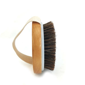 Cepillo de limpieza para la espalda Vbatty con mango de bambú ecológico y cerdas de crin de <span class=keywords><strong>caballo</strong></span> para <span class=keywords><strong>baño</strong></span> y ducha - Product Image 6