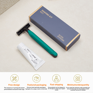 Juego de Artículos de Baño de Lujo Negros con Logotipo Personalizado, Venta al por Mayor de Fábrica, Kit de Baño Desechable para Hoteles y Moteles de Primera Categoría - Product Image 3