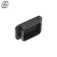 Capuchons de protection rectangulaires en caoutchouc moulé sur mesure, résistants à la chaleur et à l'ozone, pour connecteurs électriques, anti-poussière et anti-humidité