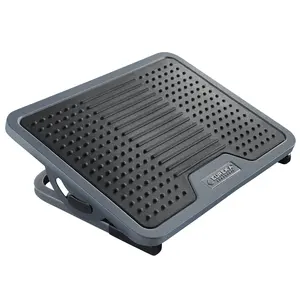 Ergonomik tasarım yüksek kaliteli çevre koruma malzemeleri gri açısı ayarlanabilir bilgisayar masası Footrest