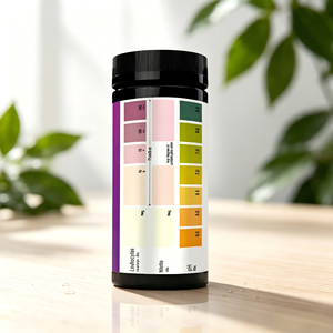 Kit <span class=keywords><strong>de</strong></span> Détection Rapide 3-en-1 pour Infections Urinaires (UTI) : Bandelettes Imprimées par Transfert Thermique pour <span class=keywords><strong>pH</strong></span>, Leucocytes et Nitrites - Product Image 2