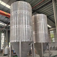 Cuve de stockage de haute qualité en acier inoxydable SUS304/SUS316 de 1000L à 5000L pour la fermentation d'alcool, l'eau, l'huile et le vin