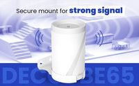 Montaje de pared para TP-Link Deco BE63/ BE65/BE67/BE68/HB410/BE10000/BE11000/BE14000 Mesh Wi-Fi 7 Sistema Ahorro de espacio Aleación de aluminio