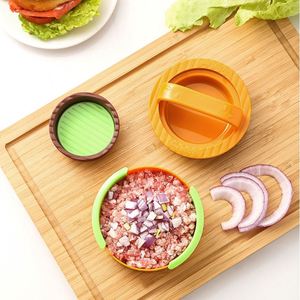 Explosions Hamburger Meat Pie Making Press <b>Tool</b> PP Material Dishwasher Safe Freezer Safe <b>Kitchen</b> <b>Gadgets</b> Made in China in Stock - Product Image 2