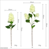 Desain baru buket bunga sutra realistis palsu bunga Hydrangea buatan untuk dekorasi