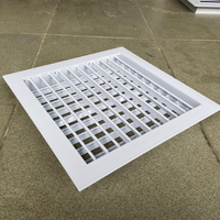 Système de ventilation le plus vendu, grilles de transfert d'air de porte en plastique ABS de haute qualité - Léger, à poser pour usage industriel