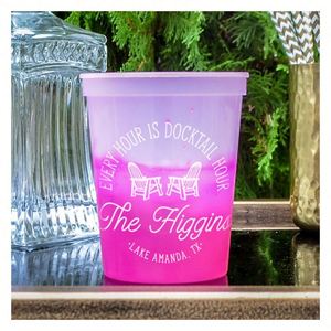 Vasos de Plástico Personalizados que Cambian de Color, Vasos de Estadio Acanalados de 12oz, 16oz, 20oz, 22oz, Vasos Pequeños Personalizados - Product Image 1