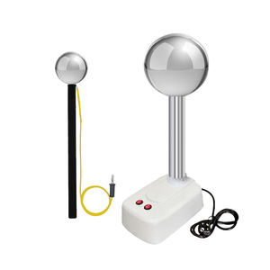 Explication du principe d'induction électrostatique du générateur de type ventilateur, avec affichage des lignes de champ électrique et de la pointe. - Product Image 2
